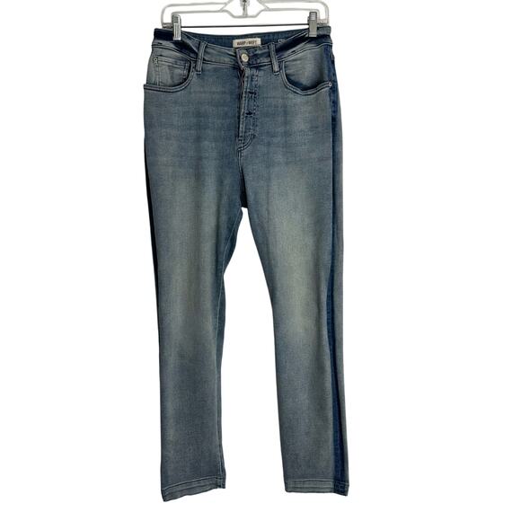Warp+Weft CDG Paris High-Rise Jeans Button Fly Denim 8/29 Womens Stretch Comfort - Picture 1 of 12